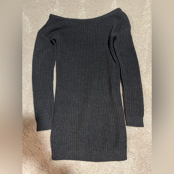 MISSGUIDED Off Shoulder Knit Dress - Picture 2 of 4